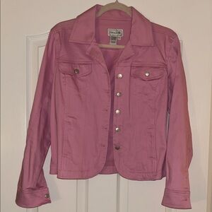 Live a little Rose Jean Jacket